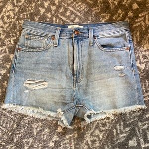 Madewell jean shorts like new!